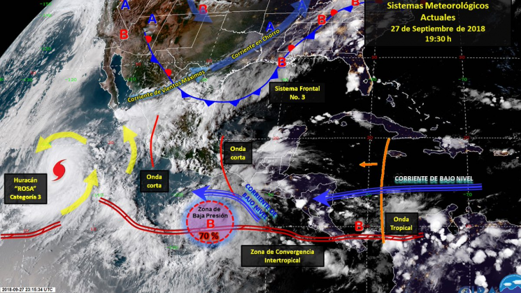 Zona de baja presión mantendrá lluvias en Oaxaca