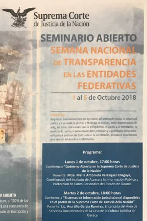 Semana Nacional de Transparencia