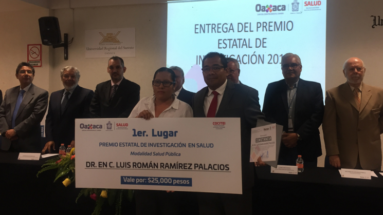 Entrega SSO Premio Estatal de Investigación en Salud 2018 