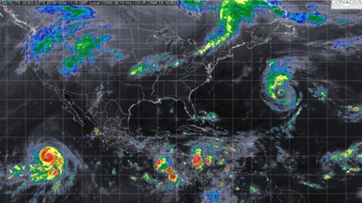  Se prevén tormentas intensas en Veracruz, Tabasco y Oaxaca