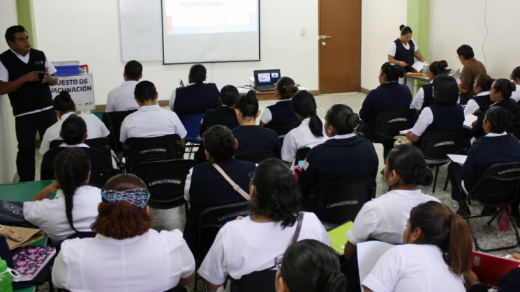 Capacita SSO personal para la Tercera Semana Nacional de Salud