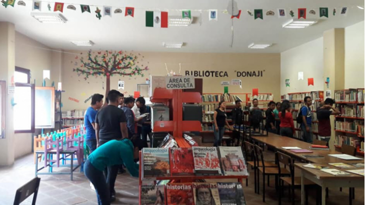 Dotan con tecnología a Biblioteca Municipal “Donají” de Zaachila 