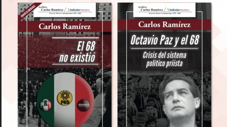 Carlos Ramírez sus libros sobre  el 68 en Oaxaca