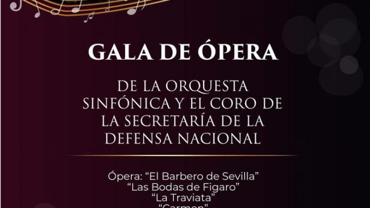 Ofrecerá Oaxaca gala de la Orquesta Sinfónica de la Sedena      