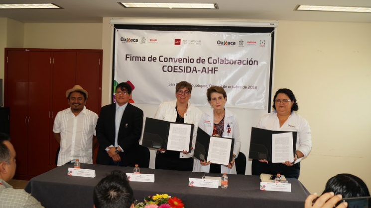 Firman convenio de colaboración Coesida y AHF México