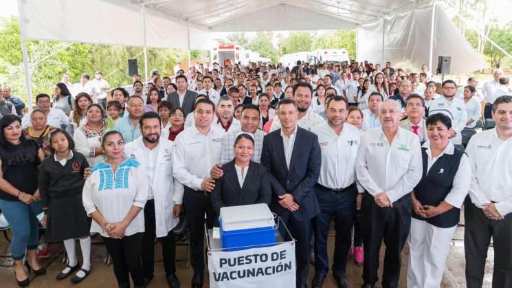 Arranca Tercera Semana Nacional de Salud en Oaxaca 