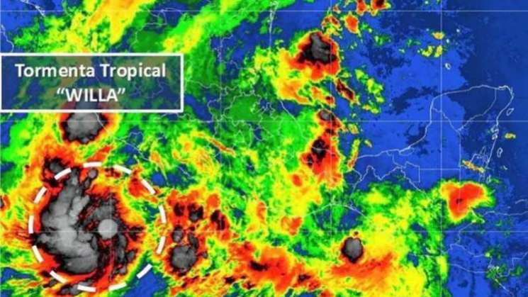 Tormenta tropical Willa podría convertirse en huracán 