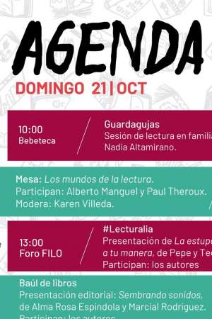 FILO 2018/Programa Domingo 21 de Octubre