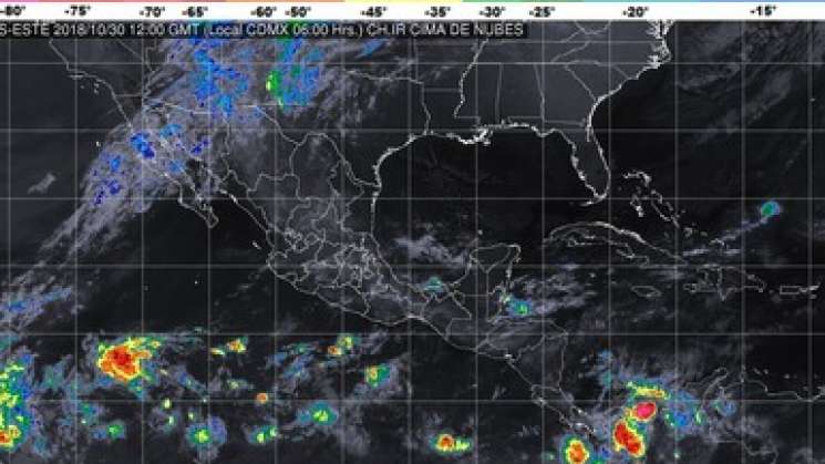 Prevén tormentas fuertes en regiones de Oaxaca