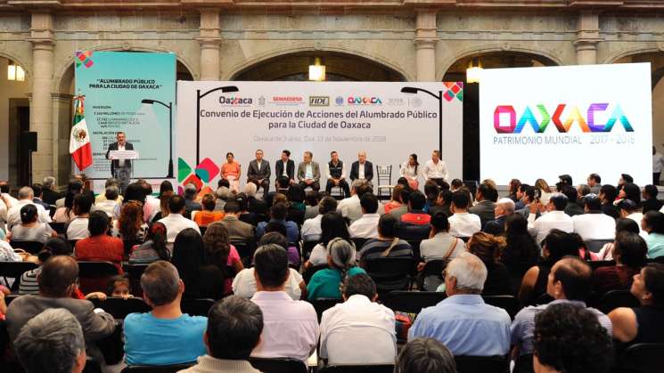 Con una Oaxaca iluminada, logramos la ciudad que queremos: JAHF