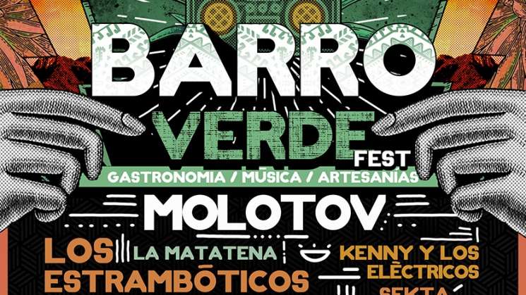 Artesanías, gastronomía y música reunidas en el Barro Verde Fest 