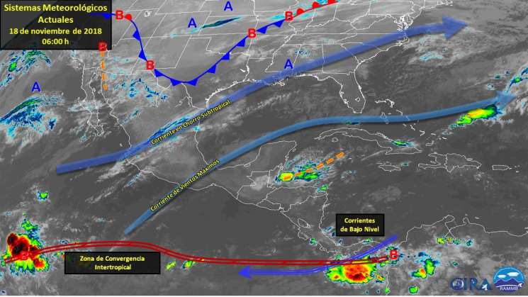 Anuncian viento norte en el Istmo de Tehuantepec