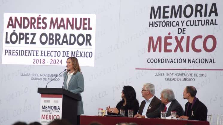 Esposa de AMLO preservará memoria histórica y cultural de México