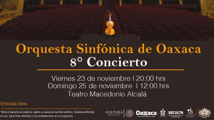 Orquesta Sinfónica de Oaxaca presenta la suite Lago de los Cisnes