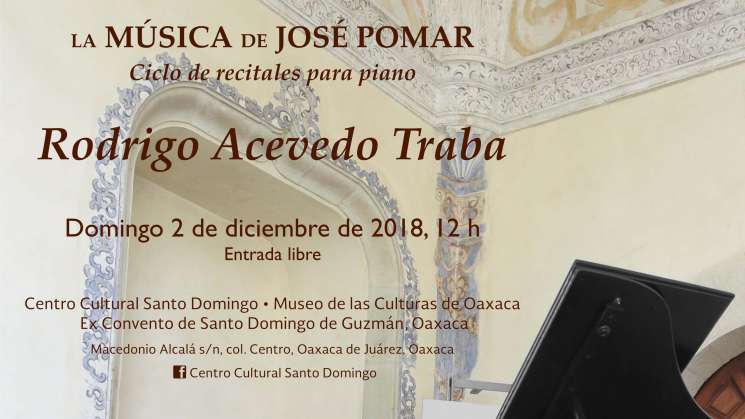 Tercer concierto del ciclo de recitales para piano en el CCSD 