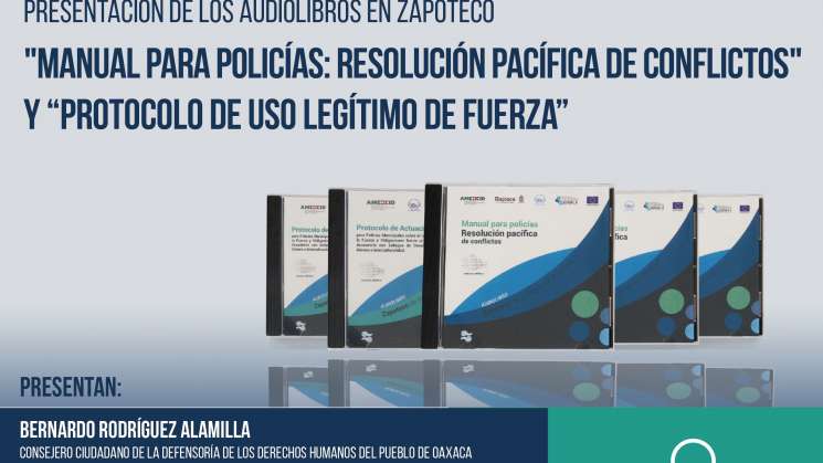 Presenta Defensoría audiolibros sobre DH en zapoteco