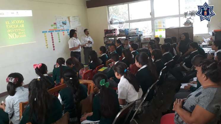 SSPO jornadas de prevención en escuelas de Ayoquezco de Aldama