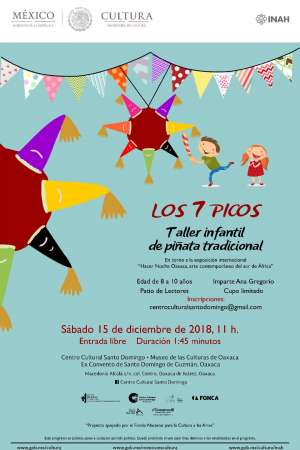  Los 7 picos. Taller infantil de piñata tradicional