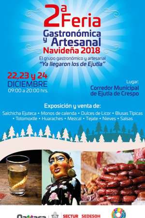 2da Feria Gastronómica y Artesanal 2018 en Ejutla de Crespo