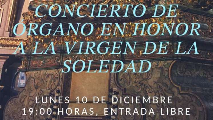  Concierto de órgano en la Basílica de la Soledad