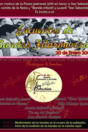 Encuentro de bandas filarmonicas