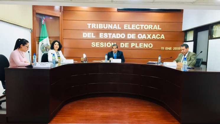 TEEO desecha demandas del IEEPCO y Partidos Políticos 