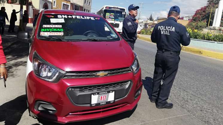 Efectúa Semovi operativo al transporte público.