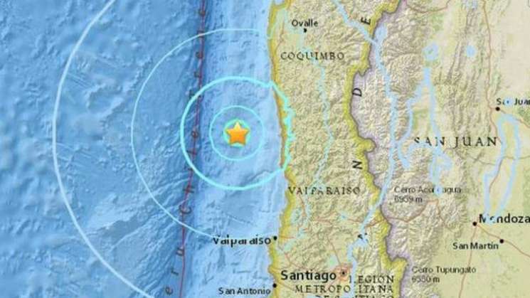 Sismo de 6.7 sacude a Chile, hay dos muertos