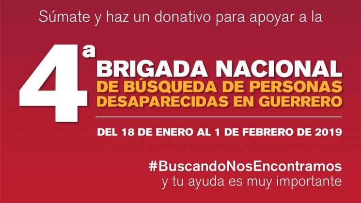 Inicia 4ª Brigada Nacional de Búsqueda de Personas Desaparecidas