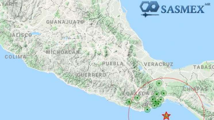 Sin daños por sismo 5.8 en Salina Cruz