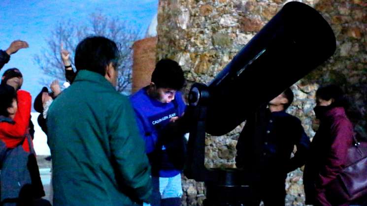 Abarrotan visitantes el Observatorio Astronómico Municipal 