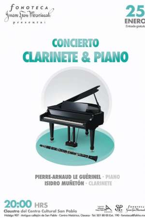 Concierto de clarinete y piano