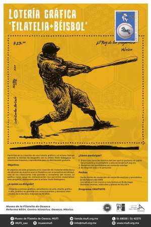 Loteria gráfica Filatelia.beisbol