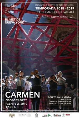 Ópera Carmen en el Macedonio Alcalá