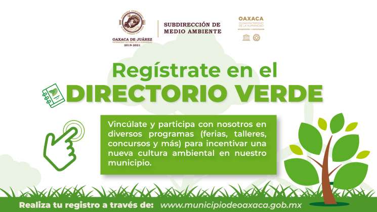 Invita Ayuntamiento capitalino a integrar el “Directorio Verde”