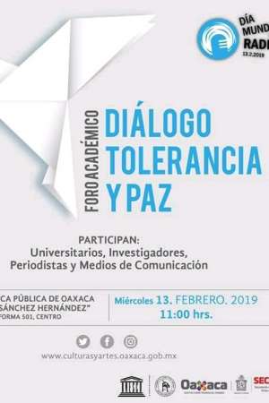 Dialogo, Tolerancia y Paz