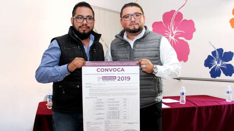 Invitan a participar en la Olimpiada Municipal 2019   