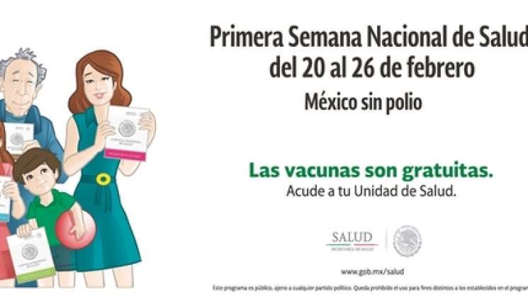 En  primera Semana Nacional de Salud se suma el IMSS