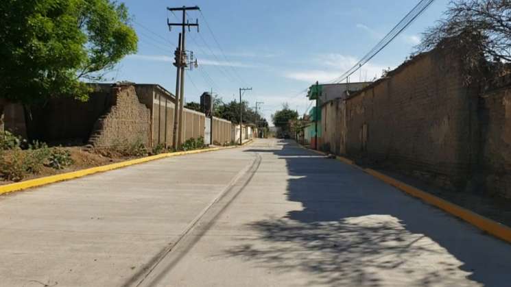 Sinfra entrega pavimentación en San Pedro Apóstol   