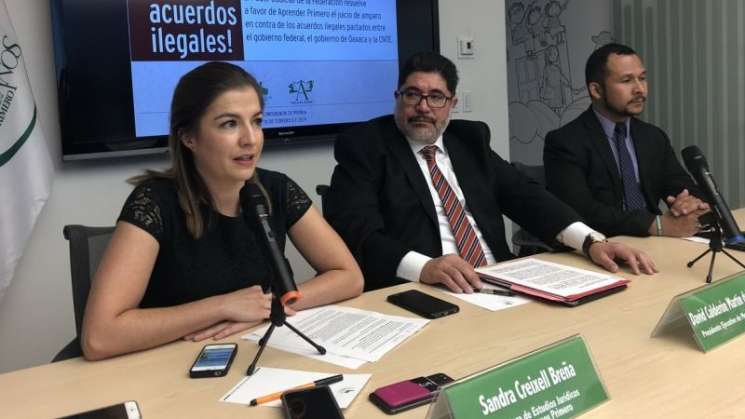 Gana amparo Mexicanos Primero para anular acuerdos gobierno-CNTE