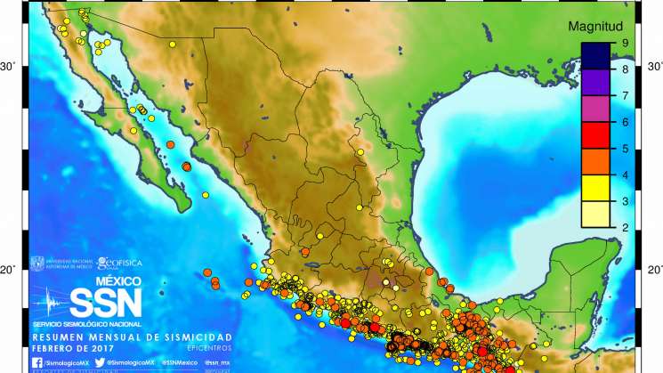 Suman 63 sismos en 7 estados en solo 12 horas