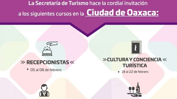 Inicia Sectur Oaxaca capacitaciones a servidores turísticos