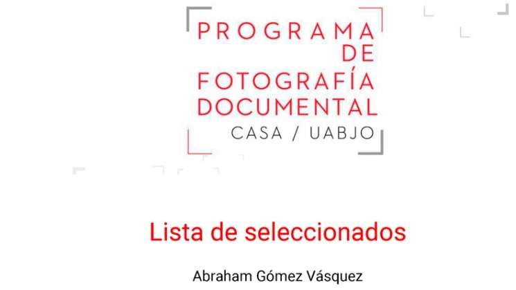 CaSa y UABJO dan a conocer integrantes del Programa de Fotografía