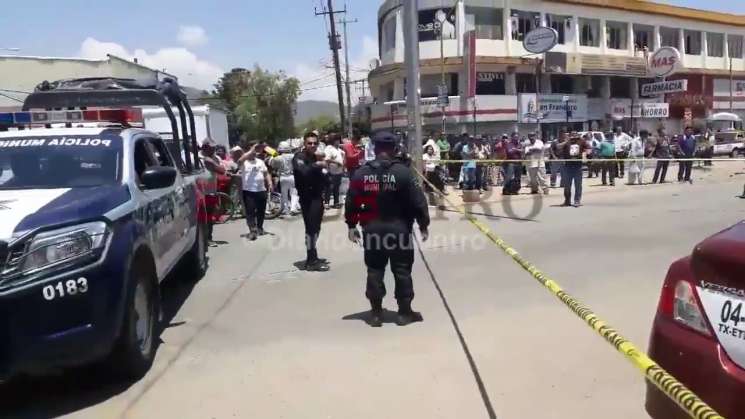 En Oaxaca, cuatro heridos por balacera en la central de abasto