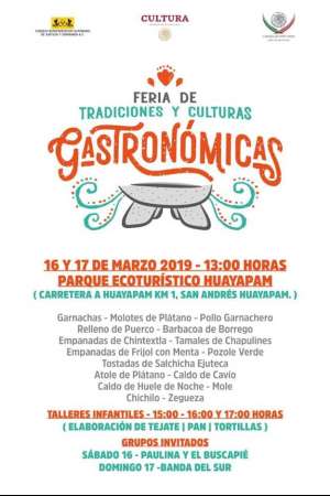 Feria de tradiciones y gastronomía Huayapan 2019