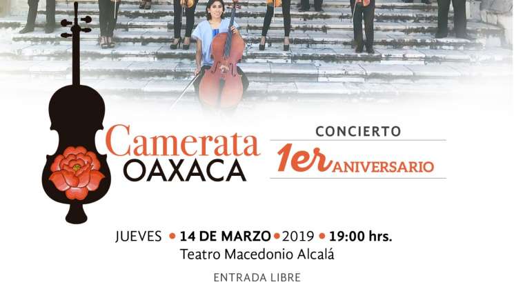 Invita Seculta a concierto de Camerata Oaxaca en el Alcalá