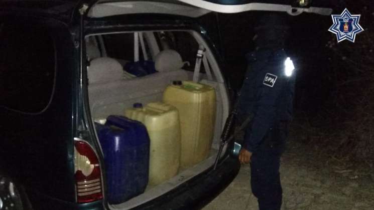 Aseguran 423 litros de gasolina en Ixtaltepec