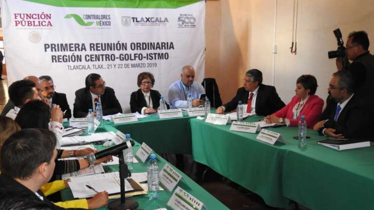 Aporta Oaxaca en 1ª Reunión Ordinaria de Contralores 2019