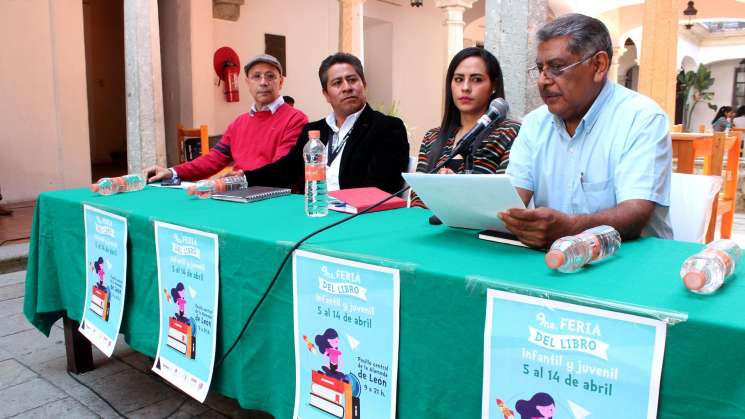 Anuncian  la novena Feria del Libro Infantil y Juvenil eb Oaxaca