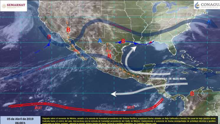 Anuncian nublados y lluvias parciales por la tarde en Oaxaca